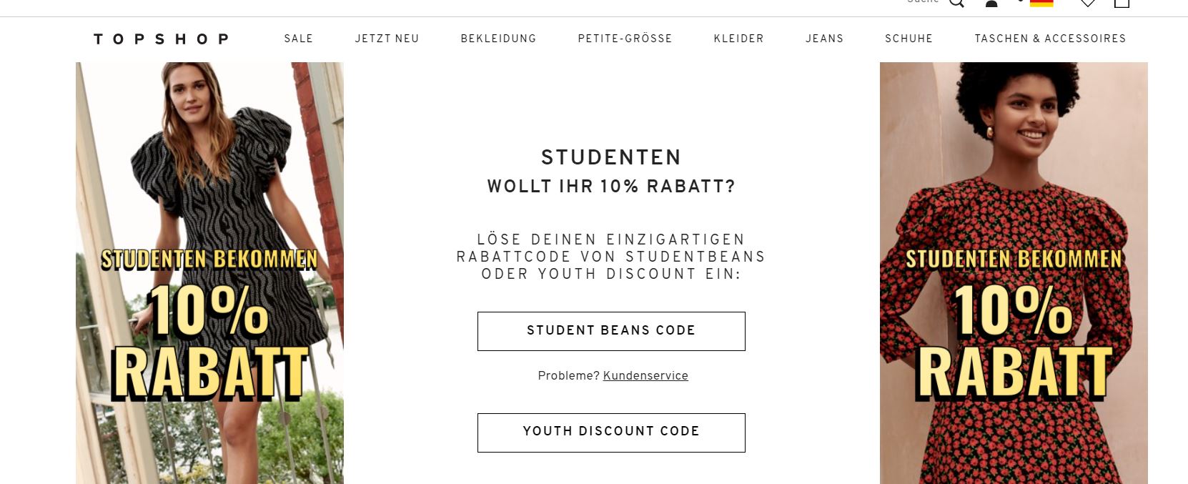 Studenten Rabatt